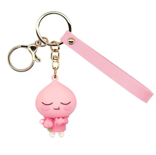 Just Peachy Keychain - All Things Rainbow