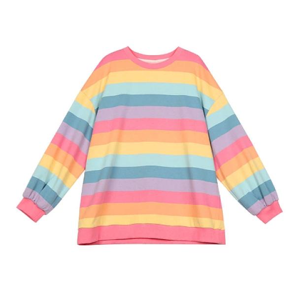 Pastel Rainbow Sweatshirt | Aesthetic Apparel