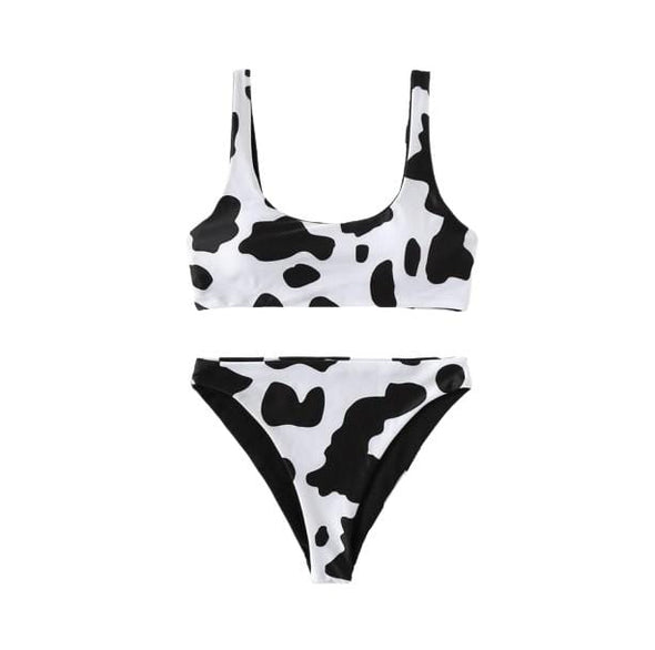 Baby Cow Print Bikini | Aesthetic Swimwear