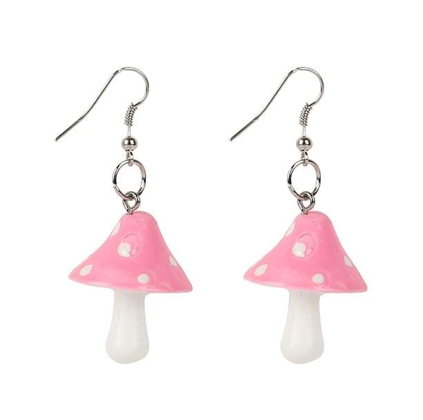 Mushroom Earrings - All Things Rainbow