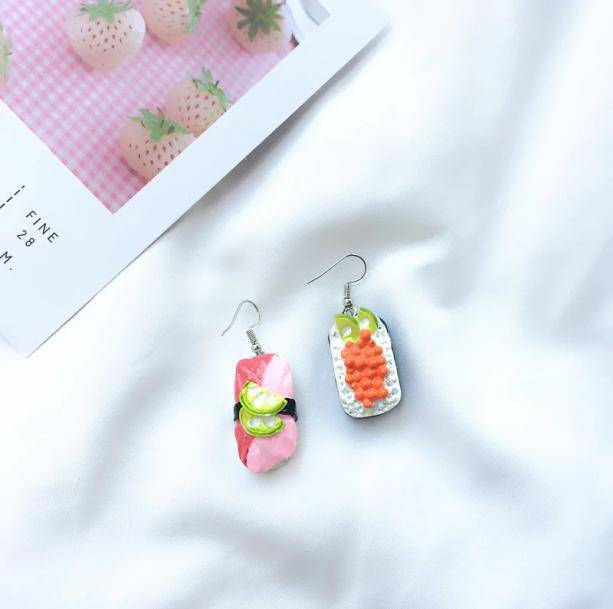 Sushi Earrings - All Things Rainbow