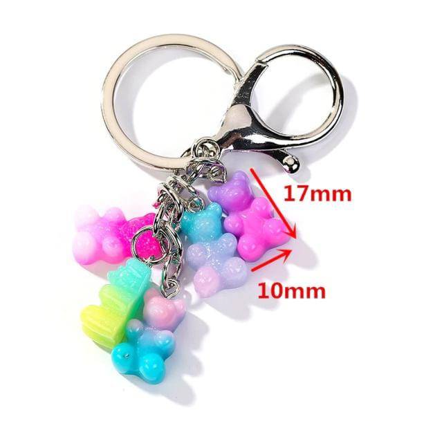 Gummy Bear Keychain - All Things Rainbow