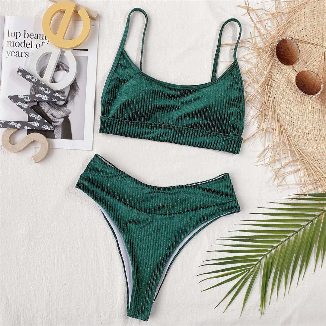 Forest Velvet Swimsuit | Aesthetic Swimwear