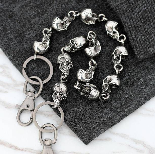 Skull Head Belt Chain - All Things Rainbow