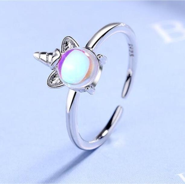 Unicorn Moonstone Ring - All Things Rainbow