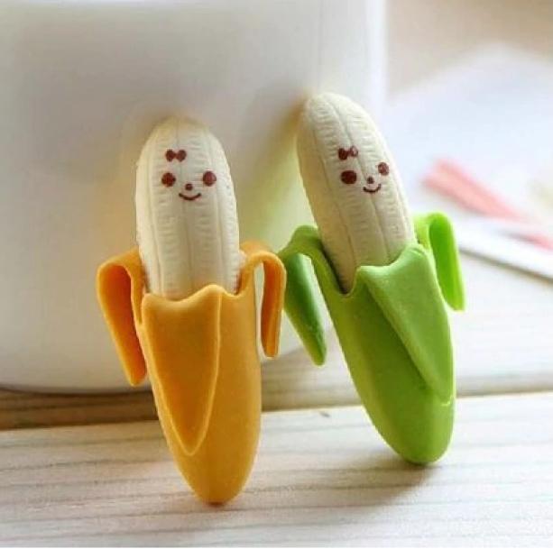 Banana Erasers | Aesthetic Stationery