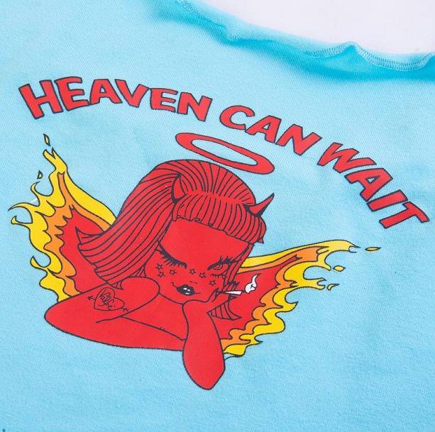 Heaven Crop Top - All Things Rainbow