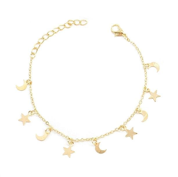 Moon And Star Bracelet - All Things Rainbow