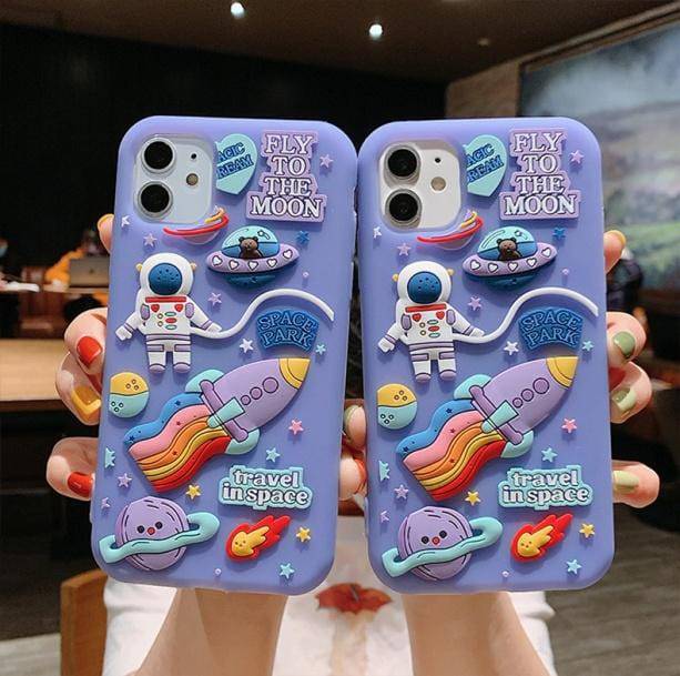 To The Moon And Back IPhone Case - All Things Rainbow