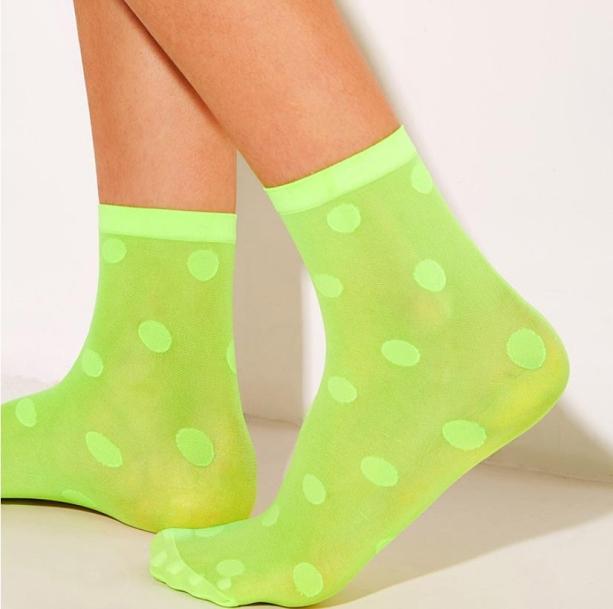 Neon Green Socks | Aesthetic Socks