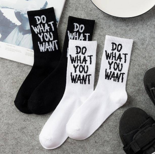 Do What You Want Socks | Aesthetic Socks