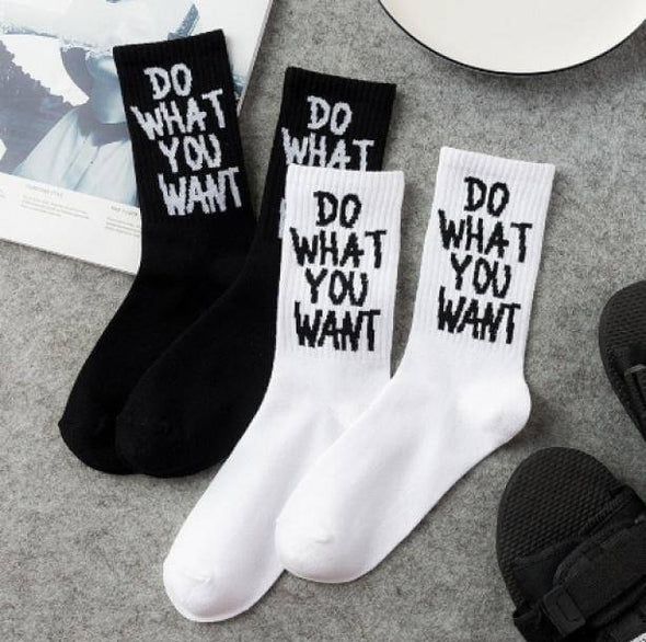 Do What You Want Socks - All Things Rainbow