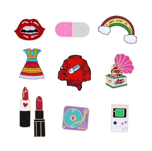 Aesthetic Drama Queen Pins | Backpack Pins