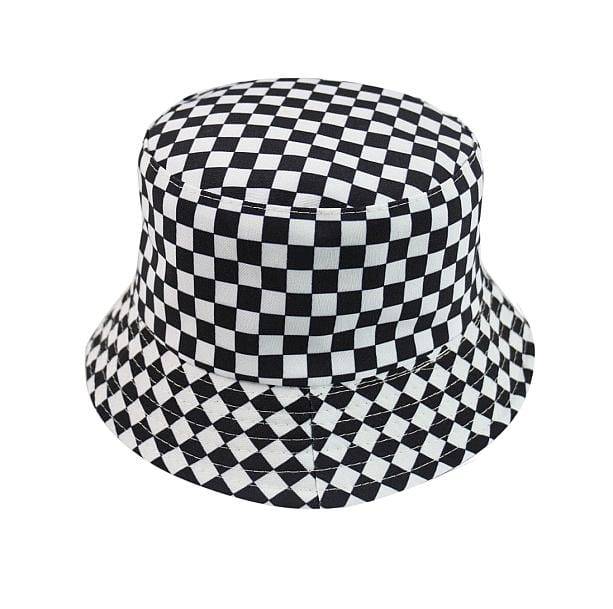 Checker Bucket Hat | Aesthetic Hats