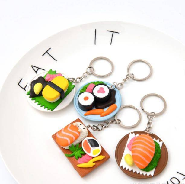 Sushi Keychain - All Things Rainbow