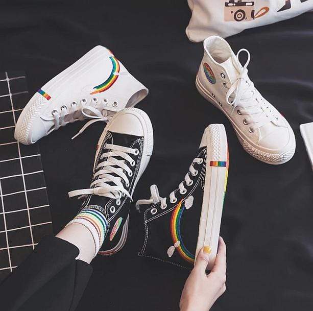 Rainbow Vibes Sneakers - All Things Rainbow