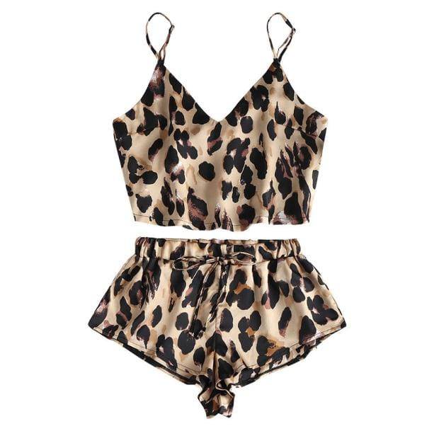 Leopard Satin Pajama - All Things Rainbow