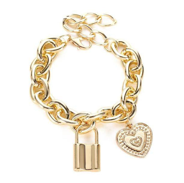 Lock To My Heart Bracelet | Aesthetic Jewelry