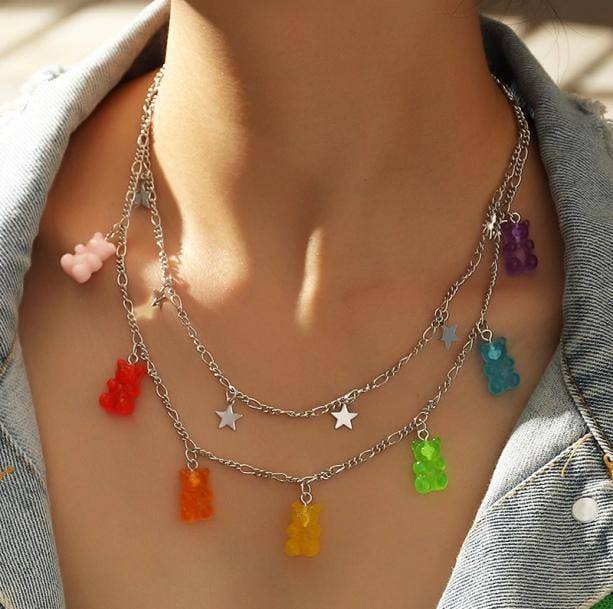 Gummy Bear Necklace | Aesthetic Fashion Shop