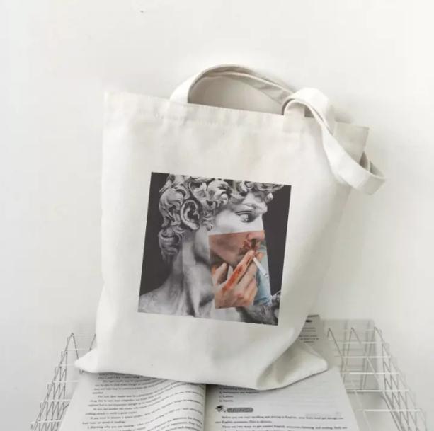 Michelangelo Tote Bag | Aesthetic Bags & Accessories