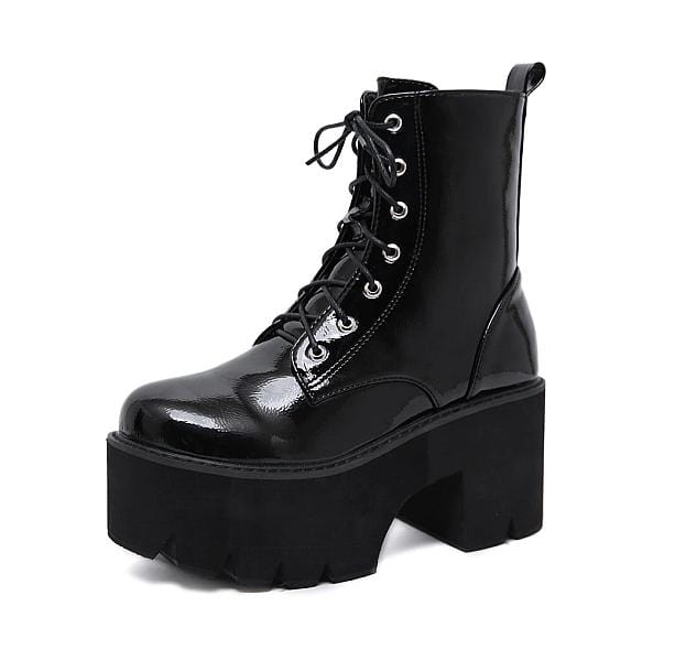 Chunky Platform Boots | Aesthetic Shoes