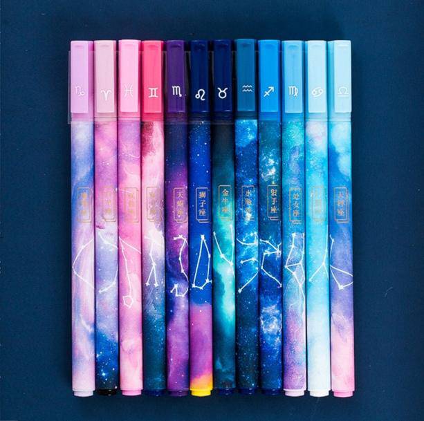 Cosmic Galaxy Pens | Aesthetic Stationery