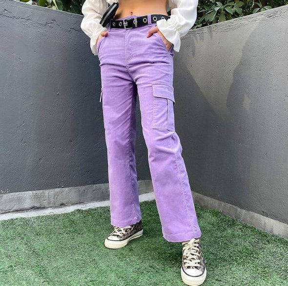 Purple Vibe Pants - All Things Rainbow