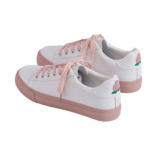 Just Peachy Sneakers | Aesthetic Shoes