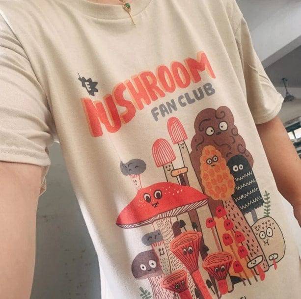 Indie Mushroom T-Shirt | Aesthetic Clothing