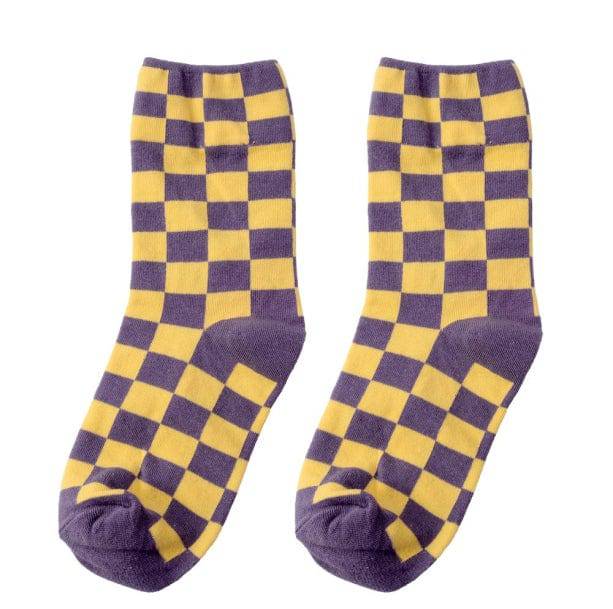 Checkered Socks | Aesthetic Socks