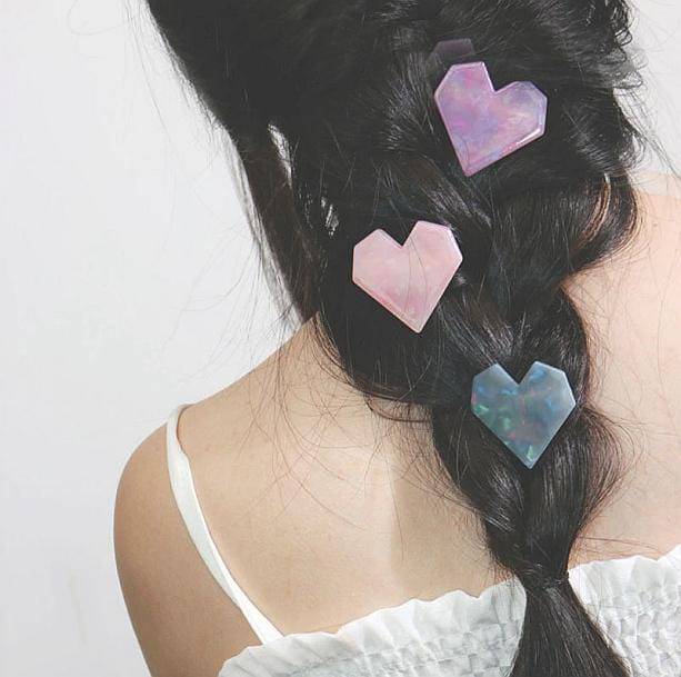 Marble Color Hair Clip | Aesthetic Hair Accessories