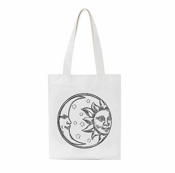 Sun And Moon Tote Bag - All Things Rainbow