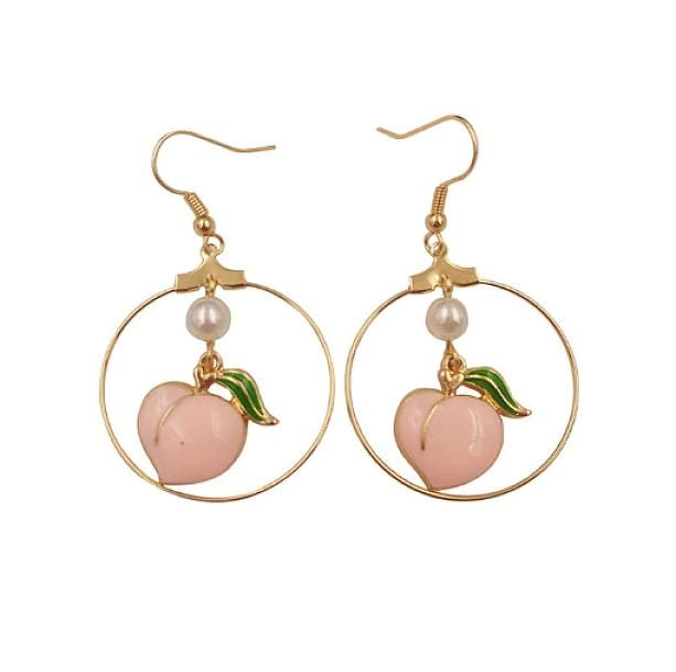 Peachy Earrings - All Things Rainbow