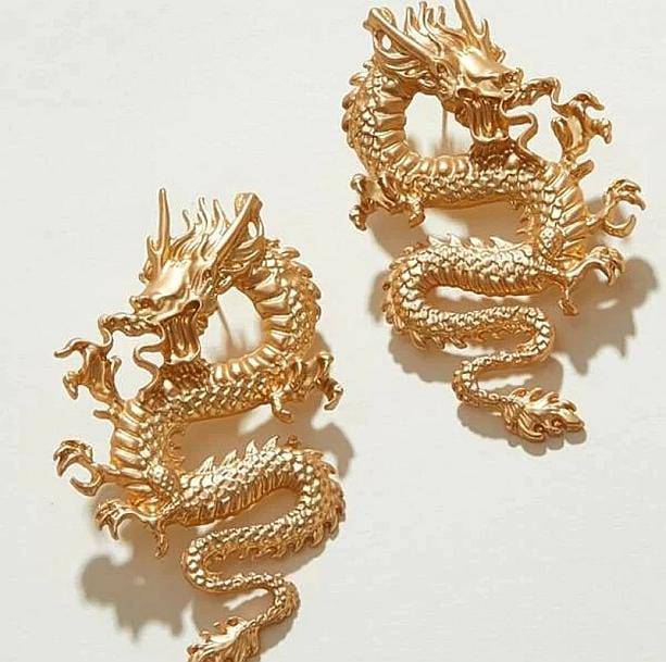 Dragon Earrings | Aesthetic Jewelry