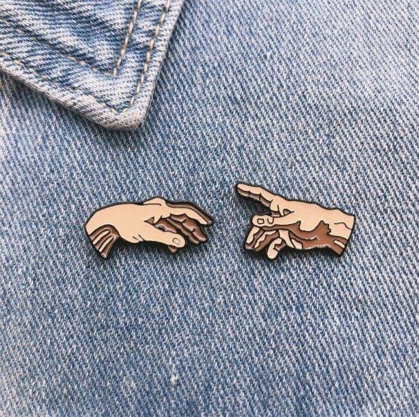 Hand Of God Pin Set | Aesthetic Backpack Pins