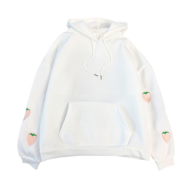 Deep Pocket Strawberry Hoodie - All Things Rainbow