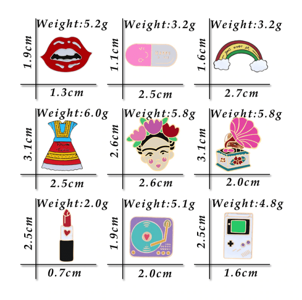 Aesthetic Drama Queen Pins | Backpack Pins