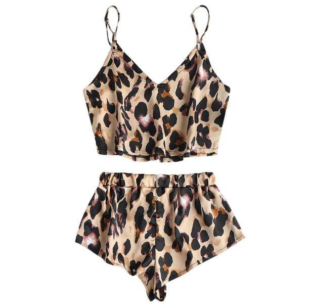 Leopard Satin Pajama - All Things Rainbow