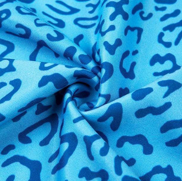 Blue Leopard Dress - All Things Rainbow