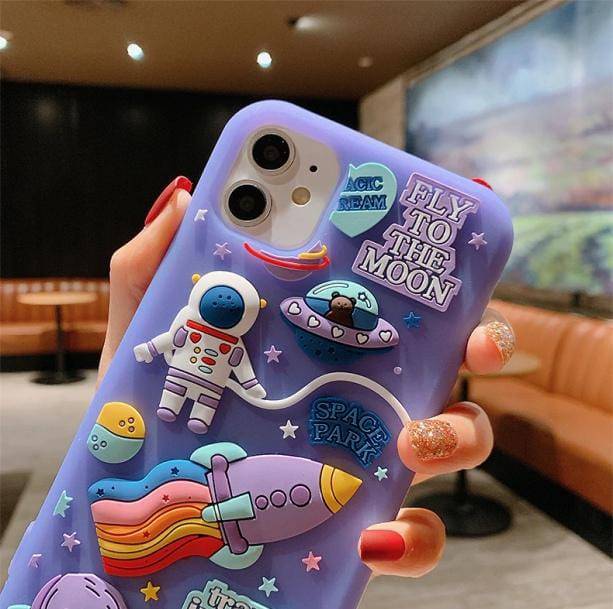 To The Moon And Back IPhone Case - All Things Rainbow