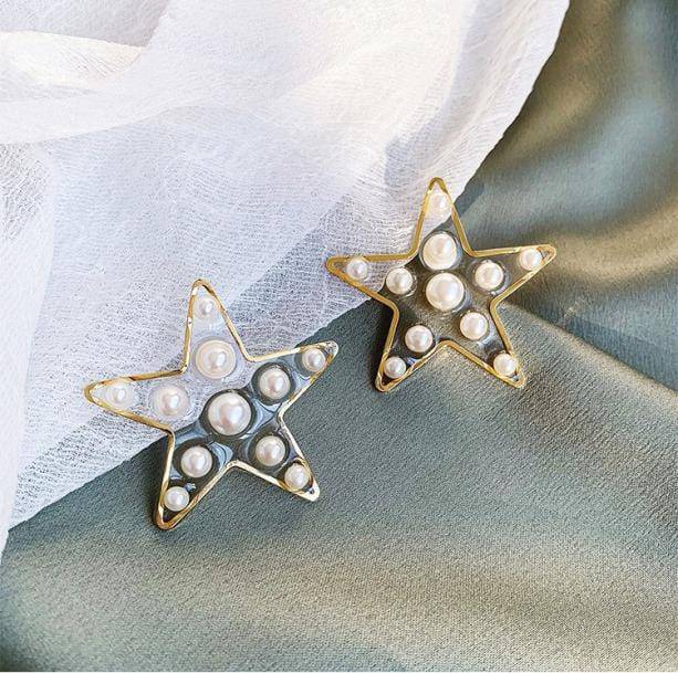 Transparent Star Earrings - All Things Rainbow