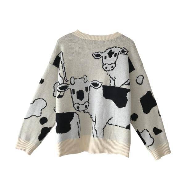 Lazy Cow Sweater - All Things Rainbow