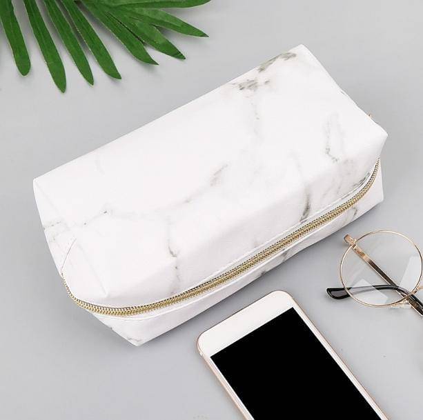 Marble Pencil Case Aesthetic Stationary