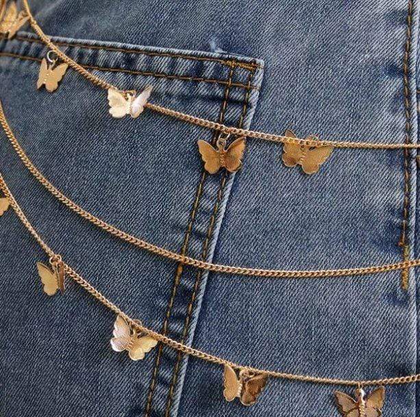 Butterfly Belt Chain | Aesthetic Belts & Accessories