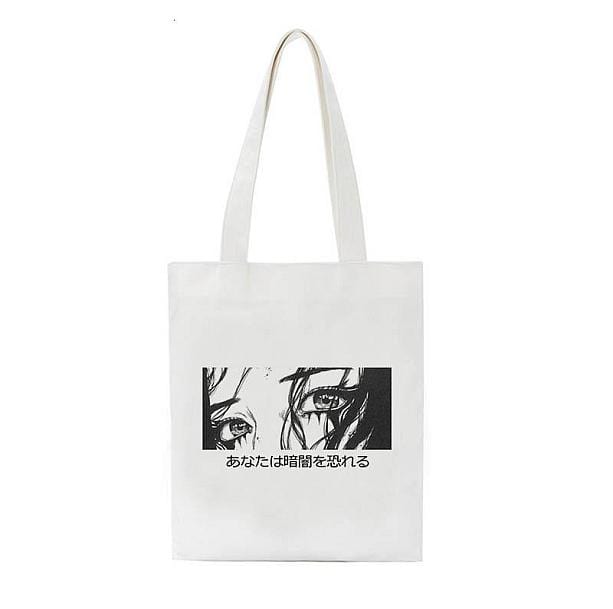 Anime Eyes Tote Bag - All Things Rainbow