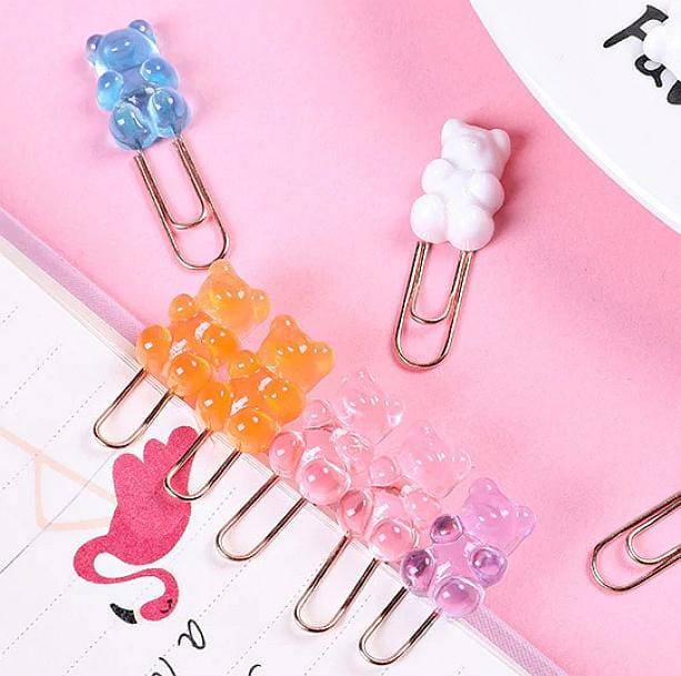 Gummy Bear Paper Clips | Kawaii Stationary