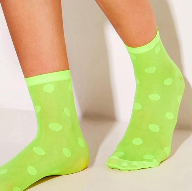 Neon Green Socks | Aesthetic Socks