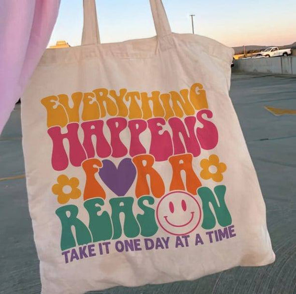 70s Tote Bag - All Things Rainbow