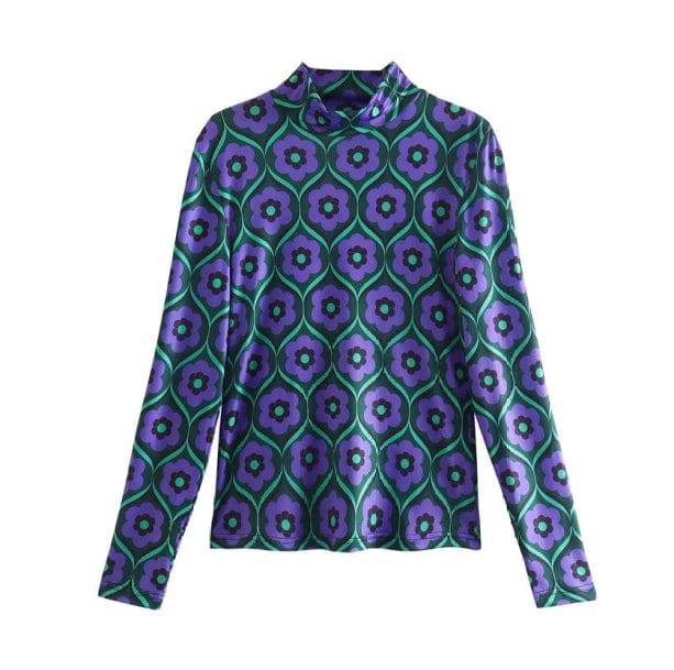 Purple Daisy Long Sleeve Top - All Things Rainbow