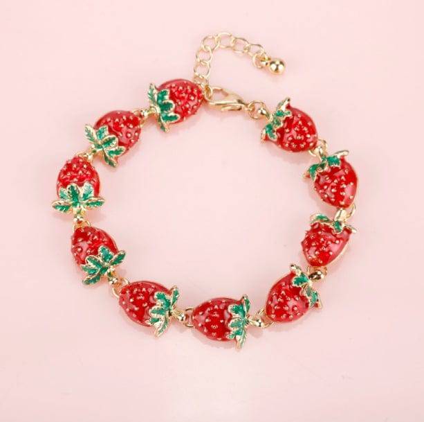 Strawberry Bracelet - All Things Rainbow